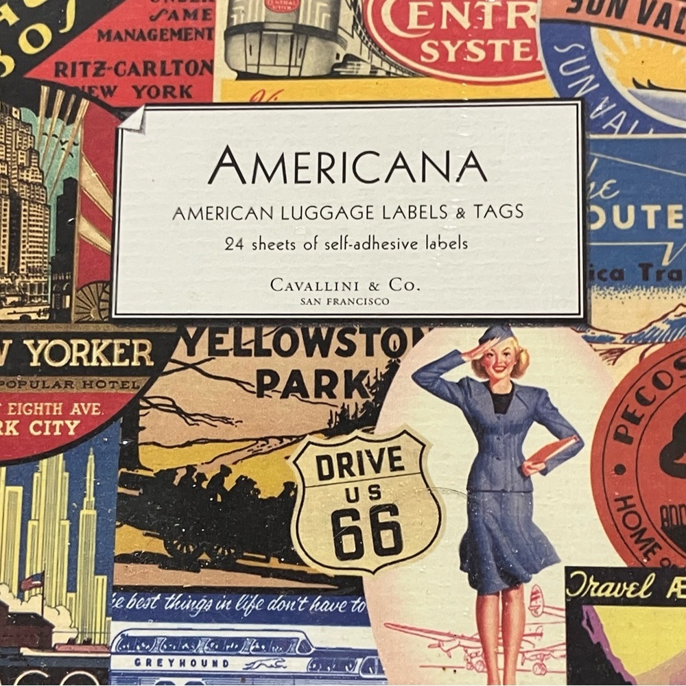 Cavallini Luggage Labels - Picture 8 of 8